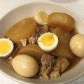 ハナブンうーたん's cooksnap of when they made ☆大根と鶏肉 ゆで卵の甘酢煮☆.