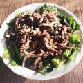 バラの紅茶's cooksnap of when they made 牛肉と赤玉ねぎのフレンチ味噌サラダ仕立て.