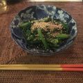 caitanya's cooksnap of when they made 5分レシピ！菜の花とお麸のゴマ和え.