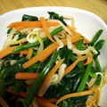 へっぷし！'s cooksnap of when they made 懐かしい☆給食のおひたし.
