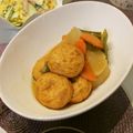 yukanosuke's cooksnap of when they made がんもどき大根にんじんの炊き合わせ.