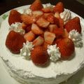 arihana's cooksnap of when they made デコレーション　苺のショートケーキ.