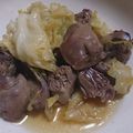 クックFYE7SX☆'s cooksnap of when they made 鶏レバーと砂肝の煮物.