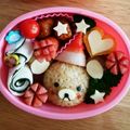 クックCHASDT☆'s cooksnap of when they made 簡単★クリスマス★リラックマ★キャラ弁.