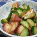 サイエンスまま's cooksnap of when they made タコと胡瓜の簡単キムチの素和え.