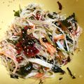 心の空's cooksnap of when they made 海藻とかに風味かまぼこの春雨サラダ.