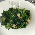 リエル2005's cooksnap of when they made ほうれん草と豚の炒め物.