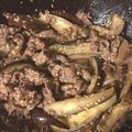 Funtrap's cooksnap of when they made コストコプルコギビーフ なす炒め.