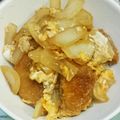 ぷぷぷりぷりぷりこ's cooksnap of when they made 覚えやすい分量で簡単！甘めカツ丼♪.