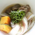 野菜のはたけ's cooksnap of when they made 母の味！素麺と南瓜、茄子、豚肉の煮物.