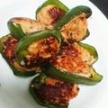 Ｑたろたろ's cooksnap of when they made 鶏生つくねで、お手軽ピーマンの肉詰め＊.