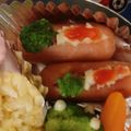 リスのしっぽ's cooksnap of when they made お弁当　ウインナーでミニホットドッグ.