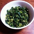 くけな's cooksnap of when they made 大根菜の胡麻炒め.
