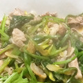shahr's cooksnap of when they made ほうれん草と豚の炒め物.