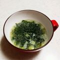 シビシビさん's cooksnap of when they made 簡単すぎるわかめスープ.