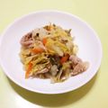 めぐまろろ's cooksnap of when they made 簡単！豚肉と白菜のまろやかしょうが炒め.