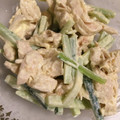クックOXU5ZQ☆'s cooksnap of when they made ササミとキュウリの梅マヨ和え.