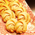 Aky1117's cooksnap of when they made いちごの絞り出しクッキー★.