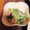 ☆marino☆'s cooksnap of when they made 小松菜とにんじんのくるみ和え.