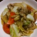 ちぃ(･･★)'s cooksnap of when they made 白菜と豚肉のうま煮.
