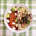 kuma♥'s cooksnap of when they made たっぷりキャベツとツナの梅わさび丼.