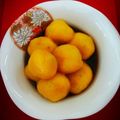 ミックウッド's cooksnap of when they made カボチャ白玉のゴマみたらしあん.