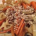 むぅ0420's cooksnap of when they made ＜常備菜＞レンコンのきんぴら.