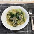 あたまリボン♪'s cooksnap of when they made 牡蠣の和風オイルパスタ.
