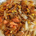 クックQNOM99☆'s cooksnap of when they made 塩シャケと野菜の蒸し焼き.