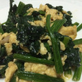 peachパイ's cooksnap of when they made ほうれん草と卵のｵｲﾏﾖ炒め.