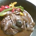 mildsevene's cooksnap of when they made きのこの煮込みハンバーグ.