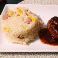 ﾁｮｺmix's cooksnap of when they made 簡単ピラフは炊飯器で!仕上げバターが命★.