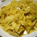 J・0505's cooksnap of when they made 鶏肉と春キャベツのカレーマヨ♪炒め.