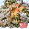 J・0505's cooksnap of when they made 豚肉と豆苗と野菜のオイスター炒め.
