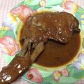 梨・樹's cooksnap of when they made 骨付き鶏もも肉の赤ワイン煮.