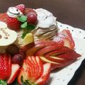 ゆきゆーたい's cooksnap of when they made りんごの飾り切り スワン.