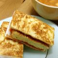 chou*'s cooksnap of when they made 【農家のレシピ】キャベツ入り玉子サンド.