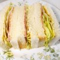 大魔女's cooksnap of when they made レタスとハムのサンドイッチ.
