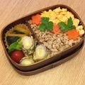 COCOちゃんママ♡'s cooksnap of when they made ランチお弁当に！簡単‼いつもと違う三色丼.