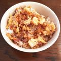 peace防衛軍★'s cooksnap of when they made 簡単狸猫丼.