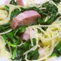 Rick_t's cooksnap of when they made ＊ベーコンとほうれん草のクリームパスタ＊.