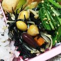 haruone's cooksnap of when they made レンジで簡単！お弁当にエノキのひじき煮。.
