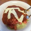 あき2315's cooksnap of when they made ミートソースでタコライス.