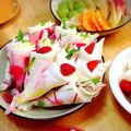 さちこ123's cooksnap of when they made まるで花束！花束サンドイッチ♪.