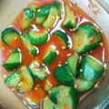 ぴいかん's cooksnap of when they made 桃○のキムチの素でオイキムチ.