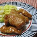 どれみ０８'s cooksnap of when they made 豚もも肉の胡麻味噌焼き.