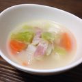 食いしん坊ひまわり's cooksnap of when they made かぶベーコンのあったかスープ.