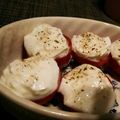 かっこお's cooksnap of when they made おつまみにも～プチトマトクリームチーズ風.