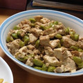 あかつき⌬'s cooksnap of when they made 枝豆と豆腐の炒め物.