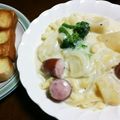 れれそら's cooksnap of when they made ベシャメルから作るホワイトシチュー.
